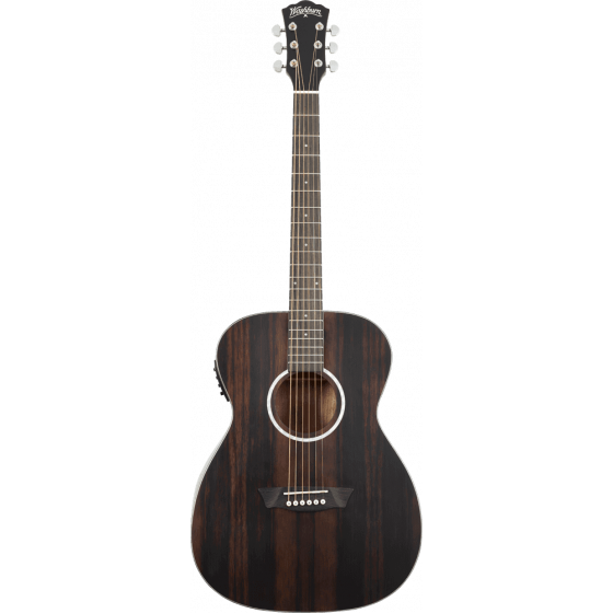 Guitare Washburn Electroacoustique Deep Forest Folk Auditorium ebony matte