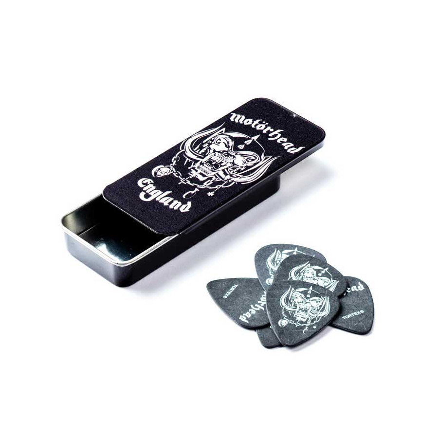 Boite de 6 médiators Médium signature Motörhead 01M Boite de 6 médiators Médium signature Motörhead 01M