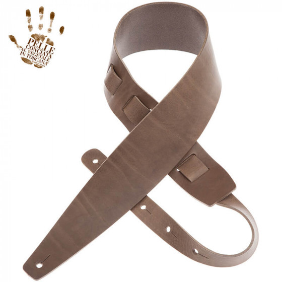 Sangle Holes HC cuir gris 8cm Magrabo
