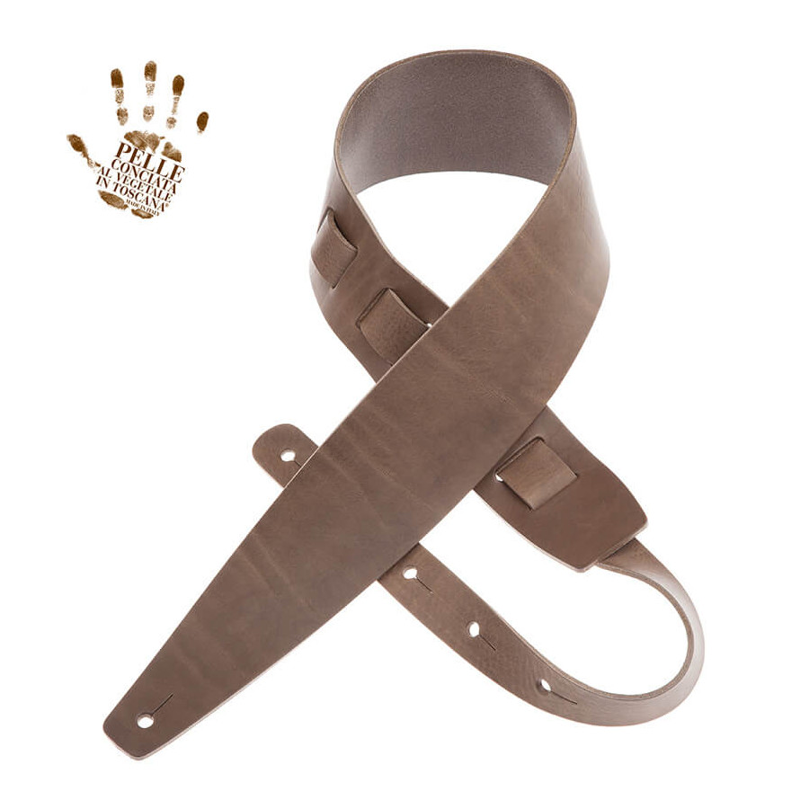 Sangle Holes HC cuir gris 8cm Magrabo Sangle Holes HC cuir gris 8cm Magrabo