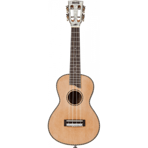Ukulele Mahalo Concert naturel tête perlée + housse