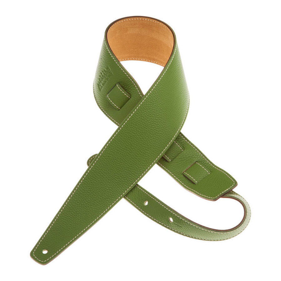 Sangle Holes HS Colors cuir citron vert cousu 8cm Magrabo Sangle Holes HS Colors cuir citron vert cousu 8cm Magrabo