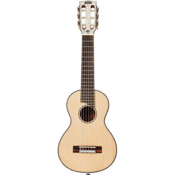 Guitalele Mahalo naturel tête perlée + housse