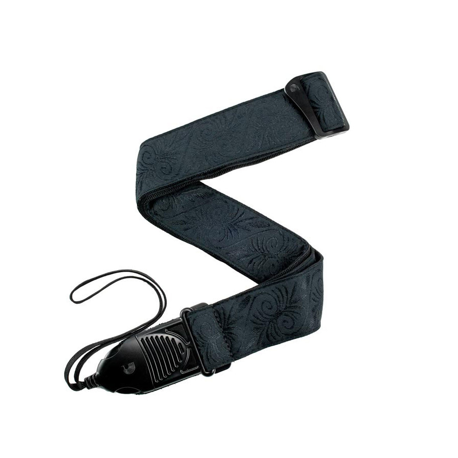 Sangle pour guitare acoustique Quick Release, Black Swirls D'Addario Sangle pour guitare acoustique Quick Release, Black Swirls D'Addario