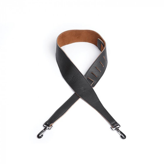 Sangle de banjo en cuir avec crochet en métal 6,4 cm D'Addario