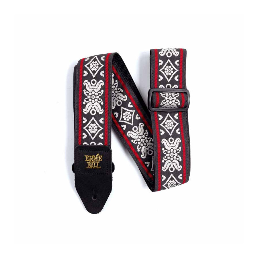 Sangle Jacquard Blackjack Red Ernie Ball Sangle Jacquard Blackjack Red Ernie Ball