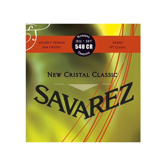 Cordes guitare classique New Cristal Classic Rouge tension normal Savarez