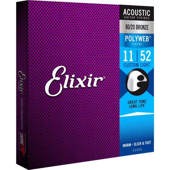 Cordes Guitare Acoustique POLYWEB CL 11-52 Elixir