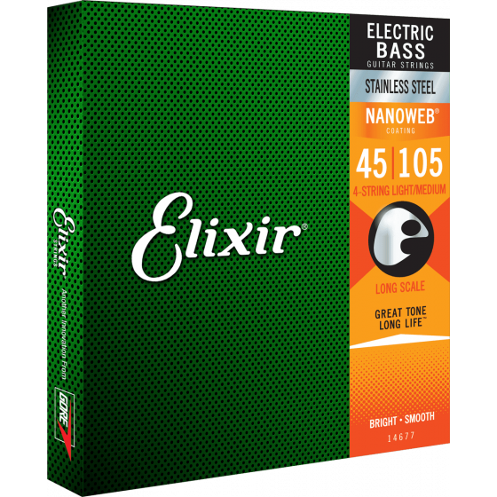 Corde Basse 4C MED SS 45-105 Elixir