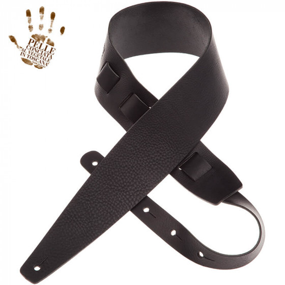 Sangle Holes HC cuir noir 8cm Magrabo