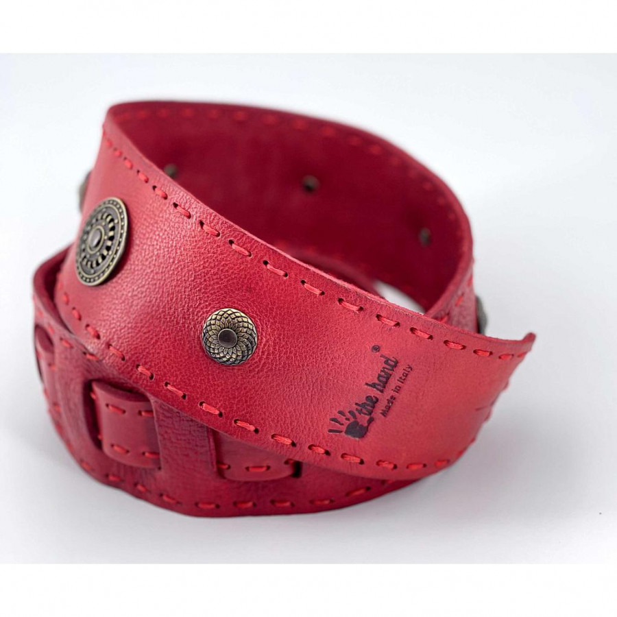 Sangle Classic 03 cuir rouge taille XL The Hand Sangle Classic 03 cuir rouge taille XL The Hand
