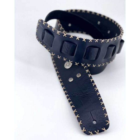 Sangle Classic 06 cuir noir taille M The Hand
