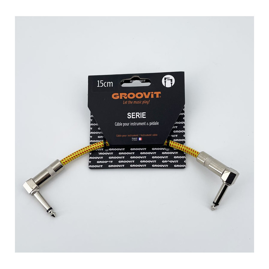 Mini cable rond orange Blindé 15 cm Groovit Mini cable rond orange Blindé 15 cm Groovit