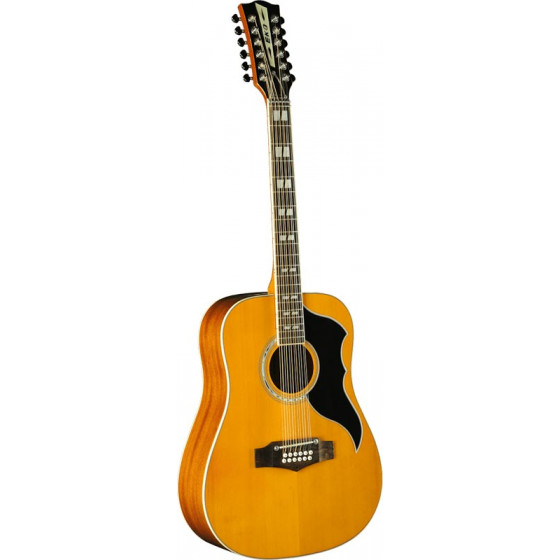 Guitare Eléctro-acoustique Eko Dreadnought Ranger 12 cordes Vintage Natural