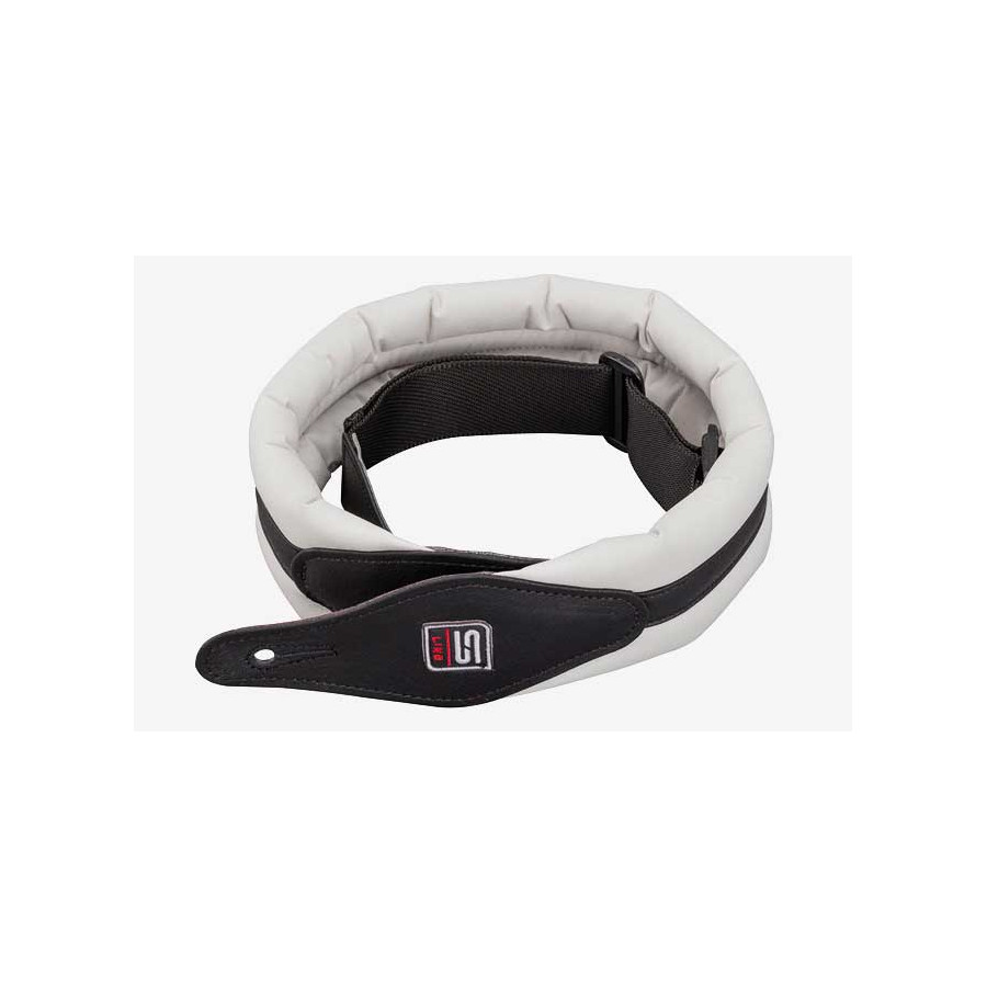 Sangle rembourrée cuir végane Blanc STEFY LINE SLST206G Sangle rembourrée cuir végane Blanc STEFY LINE SLST206G