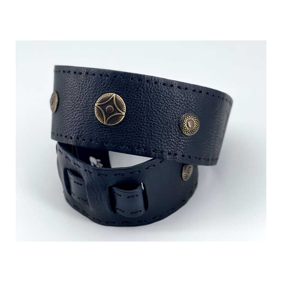 Sangle Classic 04 cuir noir taille M The Hand Sangle Classic 04 cuir noir taille M The Hand