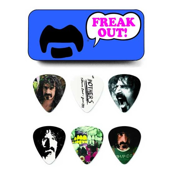 Boite de 6 médiators Médium signature Frank Zappa 02M