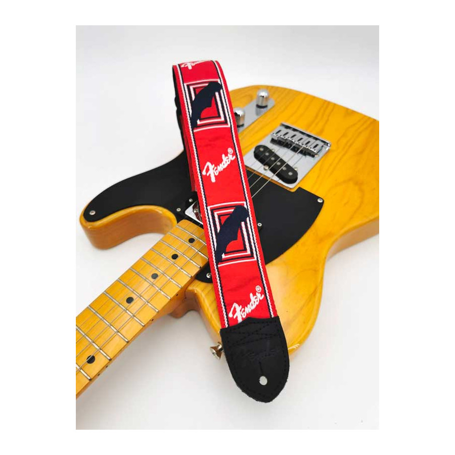 Sangle Monogrammes FENDER® rouge blanc bleu FENDER® Sangle Monogrammes FENDER® rouge blanc bleu FENDER®