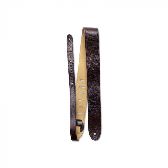 Sangle cuir Italien doublée suède marron Martin & Co