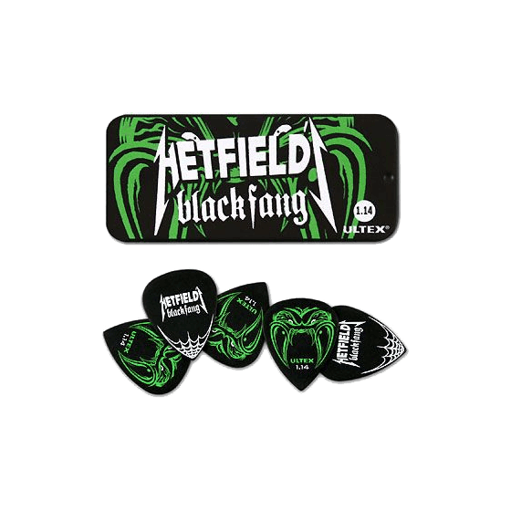 Médiator Dunlop Heavy Hetfield Black Fang 1,14mm boîte de 6