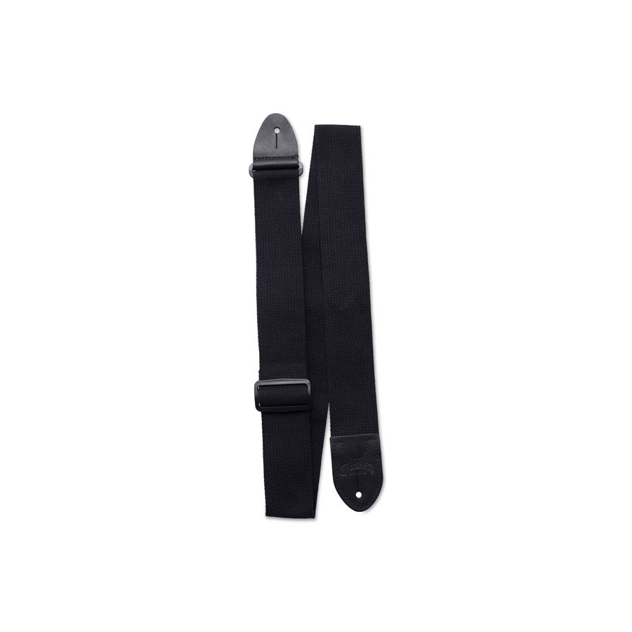 Sangle coton et renforts cuir noir Martin & Co