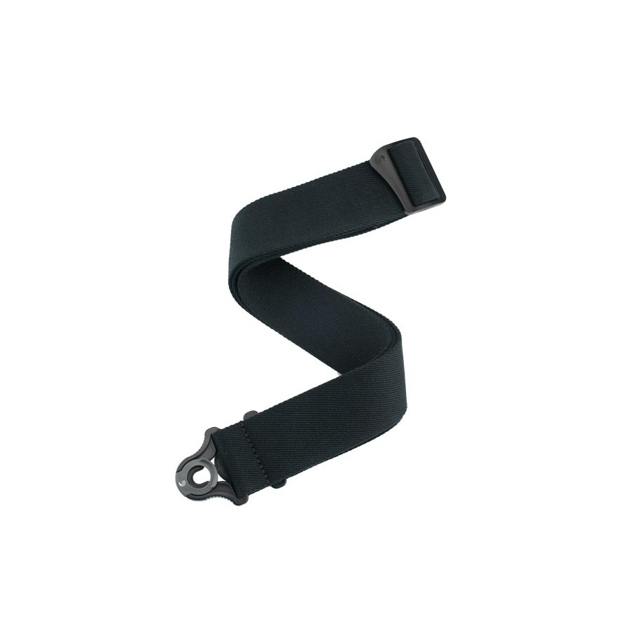 Sangle Auto Lock Skater coton noir D'Addario Sangle Auto Lock Skater coton noir D'Addario