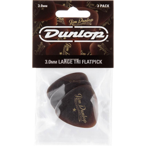 Sachet de 3 médiators Dunlop Americana Flat large triangle