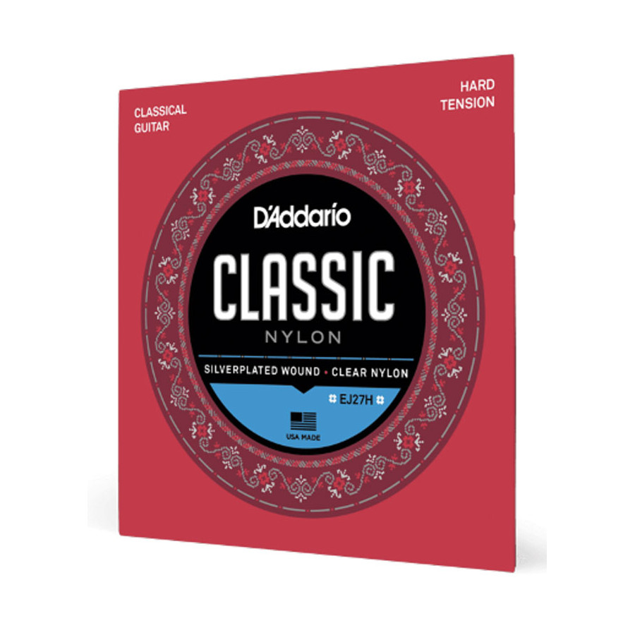 Cordes d'étude EJ27H tension Hard pour guitare classique D'Addario Cordes d'étude EJ27H tension Hard pour guitare classique D'Addario