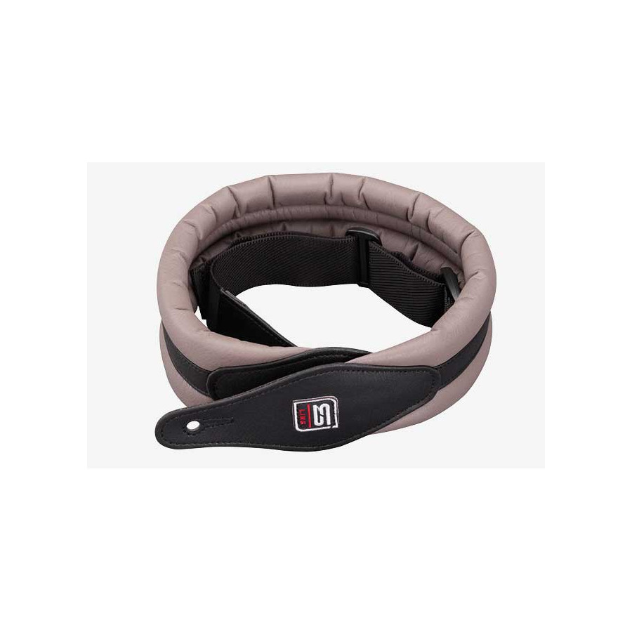 Sangle rembourrée cuir végane Taupe STEFY LINE SLST206F Sangle rembourrée cuir végane Taupe STEFY LINE SLST206F
