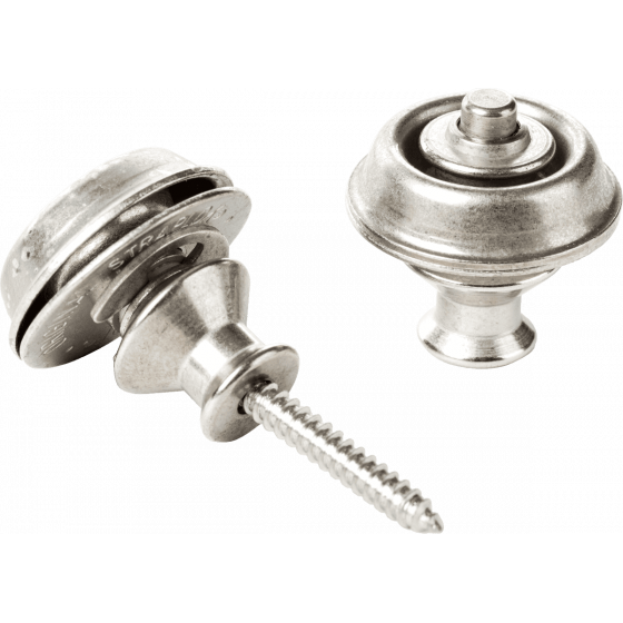 Straplock Dunlop Dual - Vintage Nickel SLS1035VN