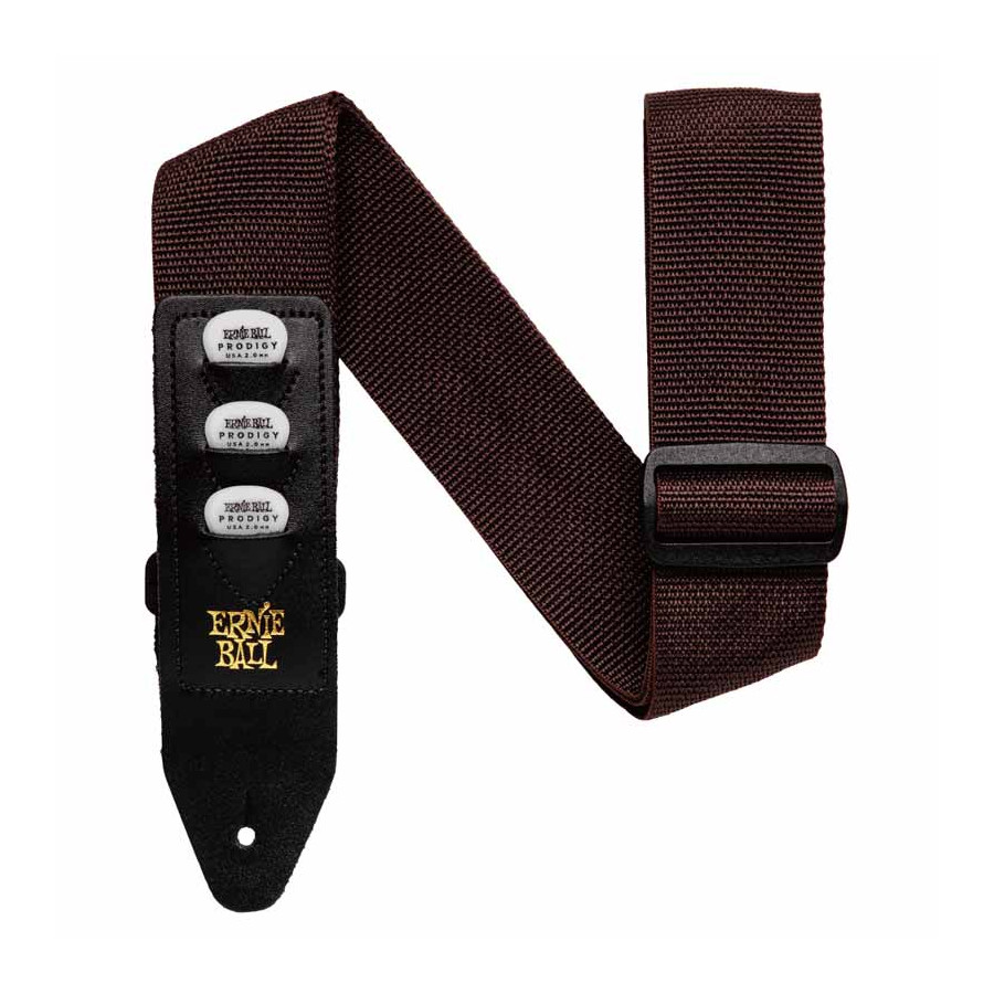 Sangle Pickholder marron Ernie Ball Sangle Pickholder marron Ernie Ball