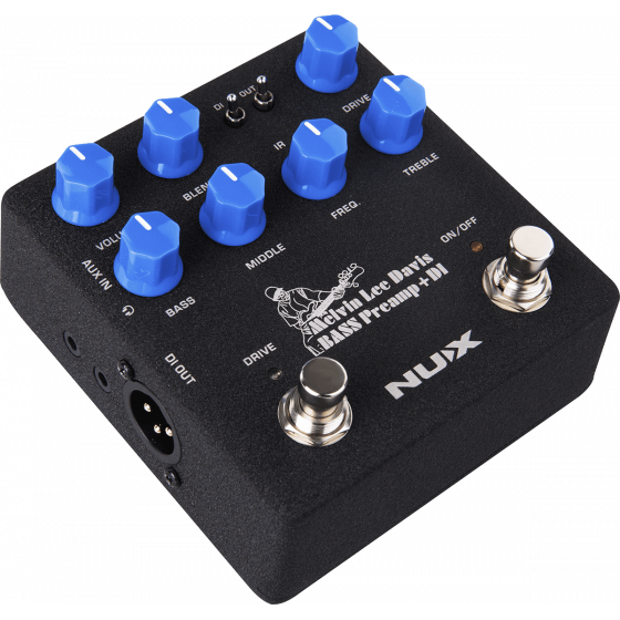 Préampli basse à modélisation Nux, sortie DI BASSPREAMP