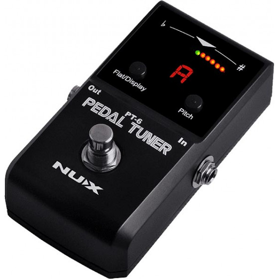 Pédale accordeur chromatique guitare Nux PT6