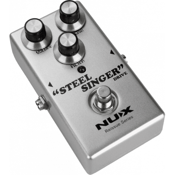 Pédale d'overdrive Nux analogique type ampli à lampes STEELSINGER-DRIVE