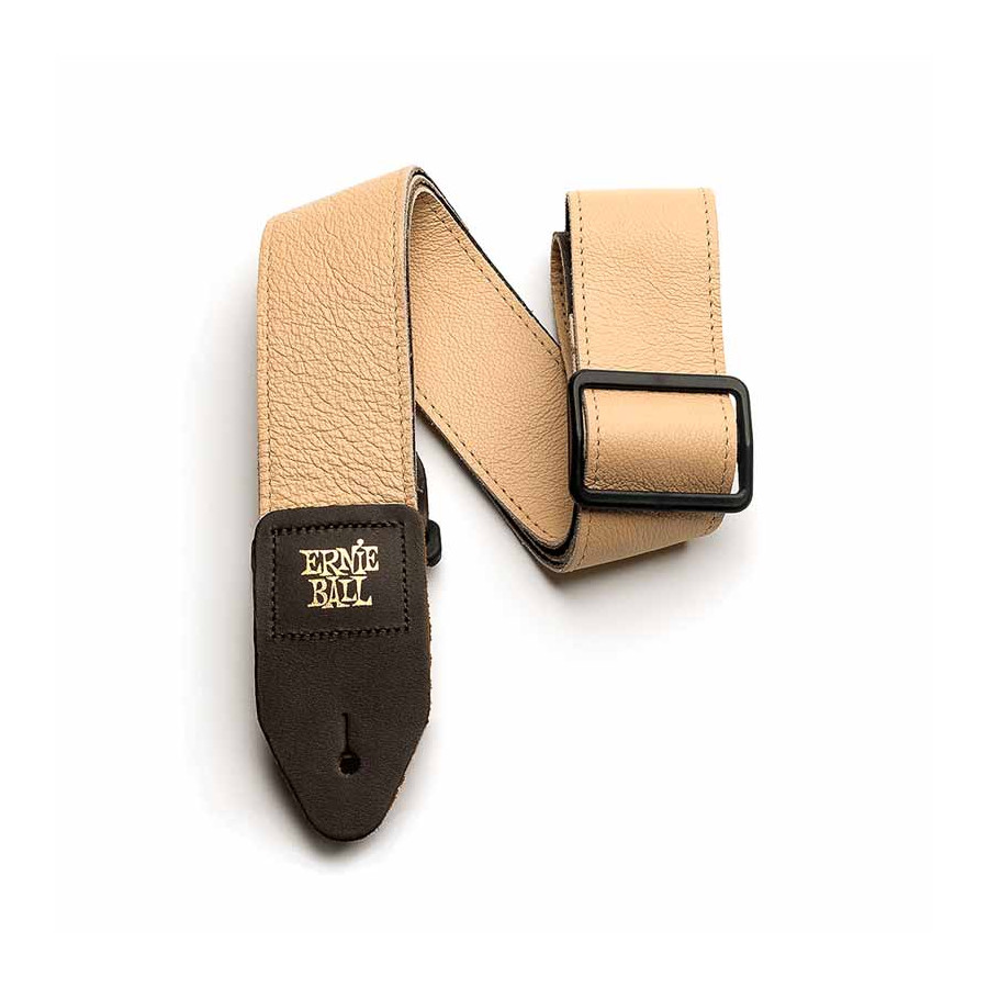 Sangle en cuir Italien beige Ernie Ball Sangle en cuir Italien beige Ernie Ball