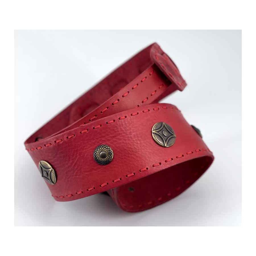 Sangle Classic 04 cuir rouge taille M The Hand Sangle Classic 04 cuir rouge taille M The Hand