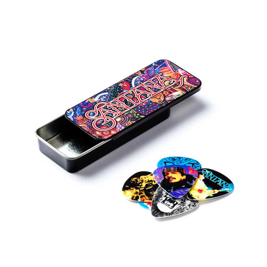 Boite de 6 médiators Heavy signature Carlos Santana 02H
