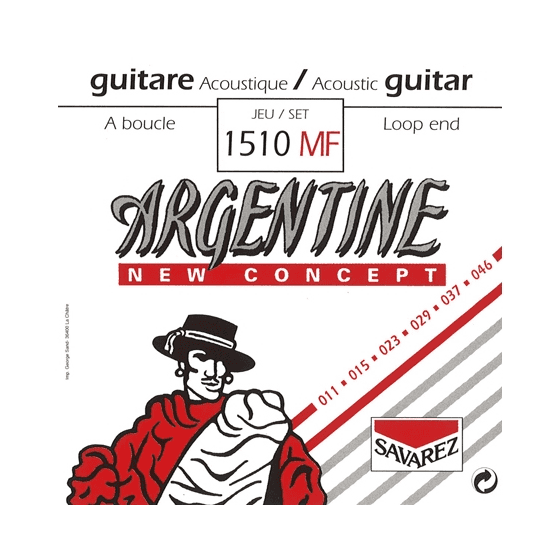 Cordes acoustique Argentine light  JAZZ ACOUS BOUCLE