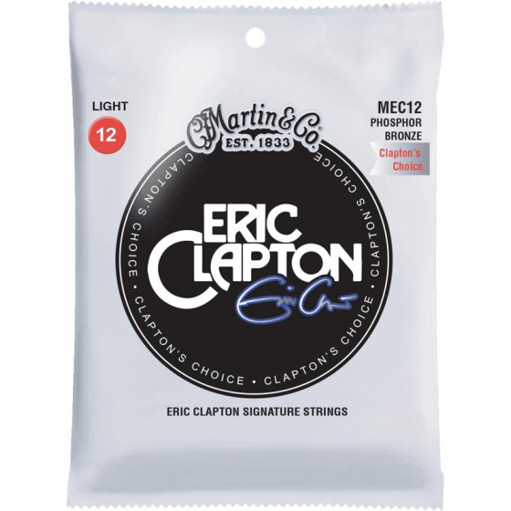 Corde acoustique Martin & Co Light Eric Clapton phosphore bronze