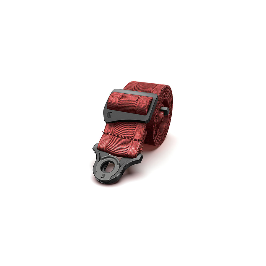 Sangle Auto Lock nylon rouge D'Addario Sangle Auto Lock nylon rouge D'Addario