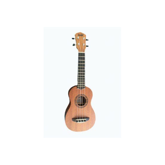 Ukulélé Soprano Electro MINI-TOGO-MSE BG Acajou avec housse VEELAH