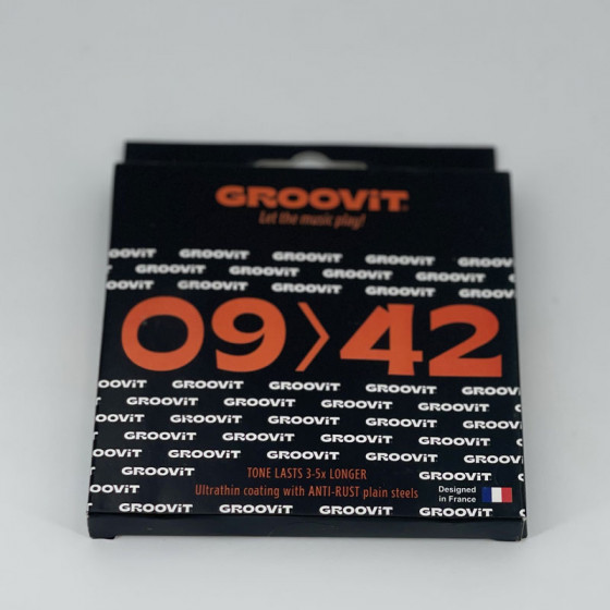 Cordes filées guitare électrique Regular 09-42 Groovit