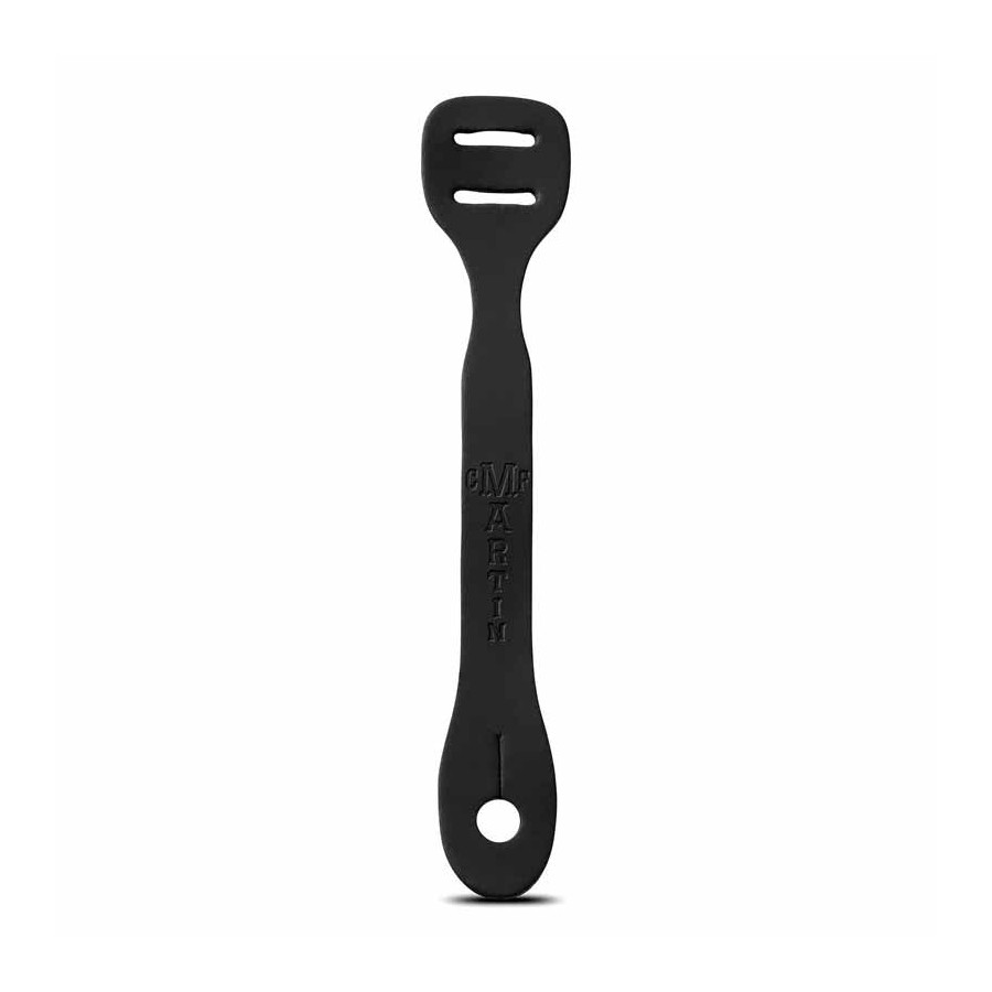 Extension cuir pour sangle de guitare noir Martin & Co Extension cuir pour sangle de guitare noir Martin & Co