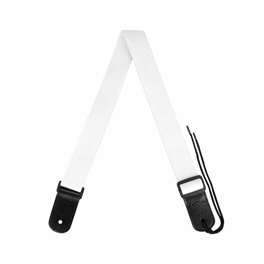 Sangle pour Ukulélé en polyester-coton blanc Cascha Sangle pour Ukulélé en polyester-coton blanc Cascha