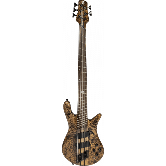 Basse NS Dimension 5 cordes Super Faded Black gloss - Frettage en éventail NSDIM5-SFB Spector