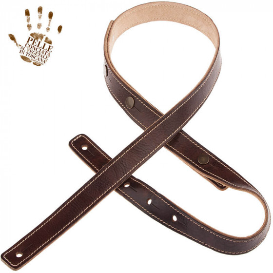 Sangle BS Signature Capitan Fede acajou 2.7cm Magrabo