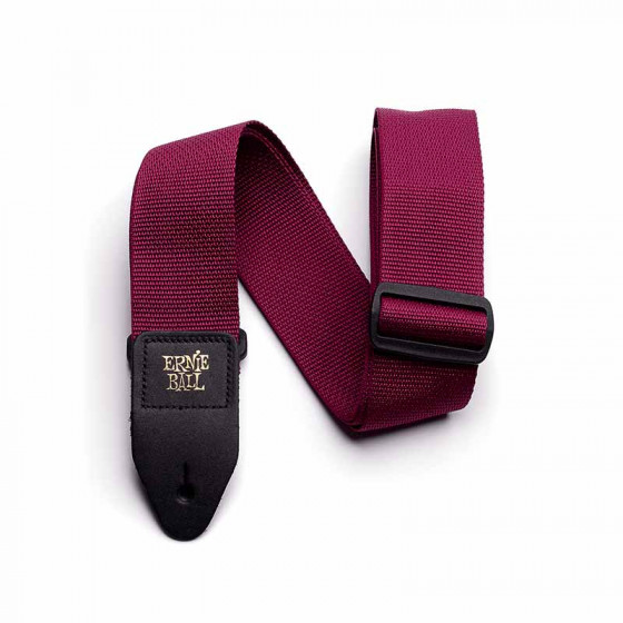 Sangle Polypropylène bordeaux Ernie Ball