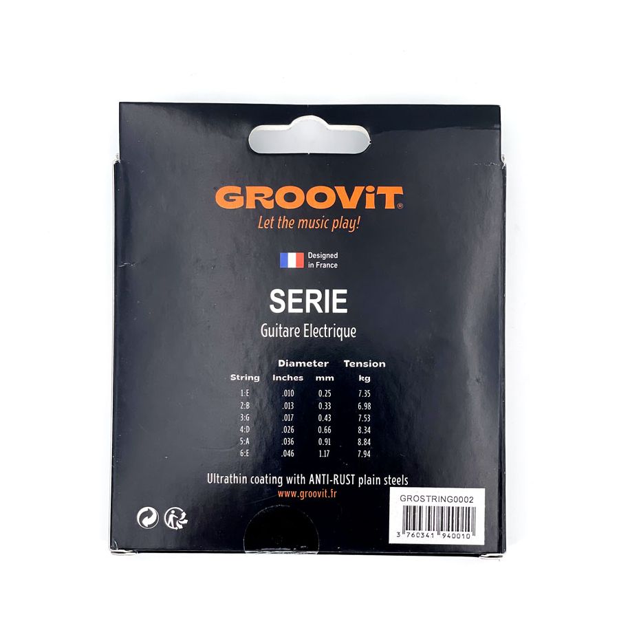 Cordes filées guitare électrique Regular 09-42 Groovit