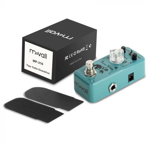 Pédale Overdrive Two Yetis small Movall MP-316