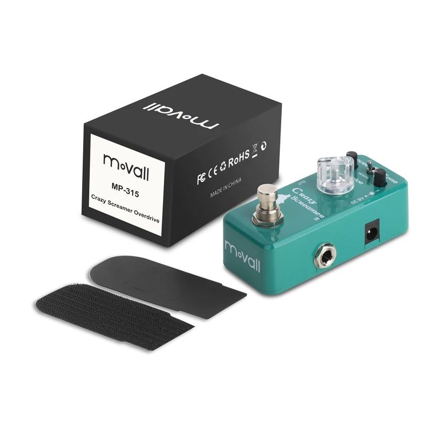 Pédale Overdrive Crazy Screamer small Movall MP-315